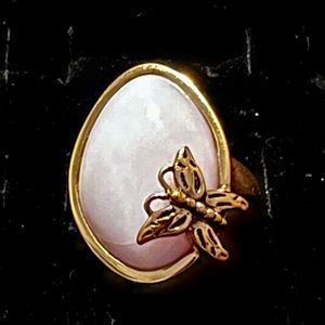Barse Bronze Ring with Butterfly
